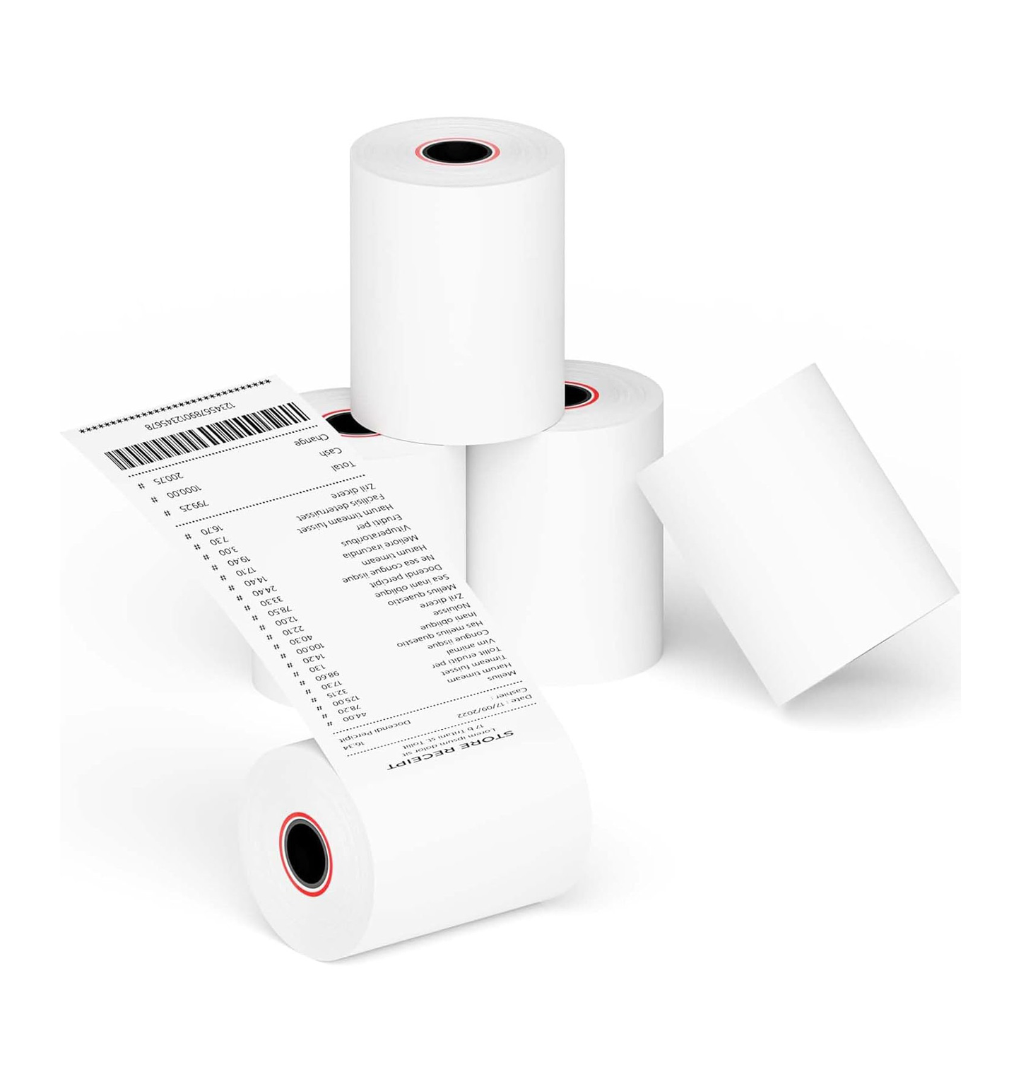 MilaMima 500 Rolls 3 1/8" x 180' Thermal Paper | BPA-Free POS Bulk Order
