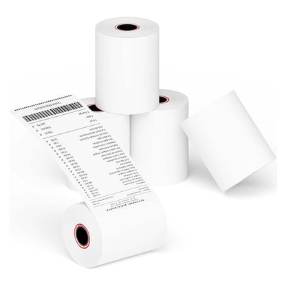 MilaMima 500 Rolls 3 1/8" x 225' Thermal POS Paper | Cash Register Bulk Order