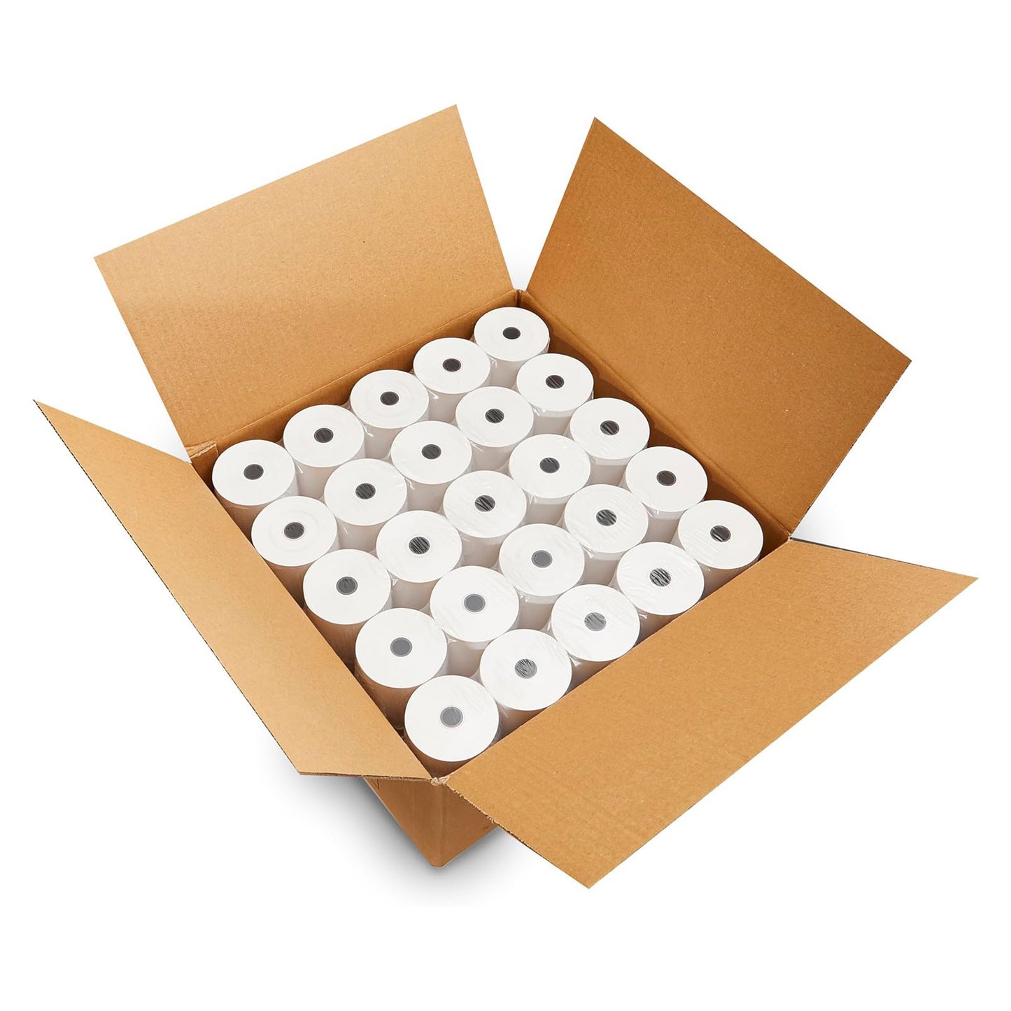 MilaMima 50 Rolls 3 1/8" x 180' Thermal Paper | POS Cash Registers