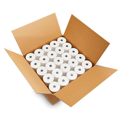 MilaMima 50 Rolls 3 1/8" x 180' Thermal Paper | POS Cash Registers
