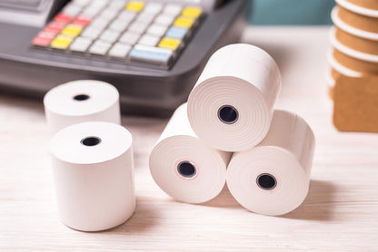 MilaMima 100 Rolls 3-1/8" x 225' Thermal Paper | 80mm BPA-Free for Epson, Star, Clover & Square